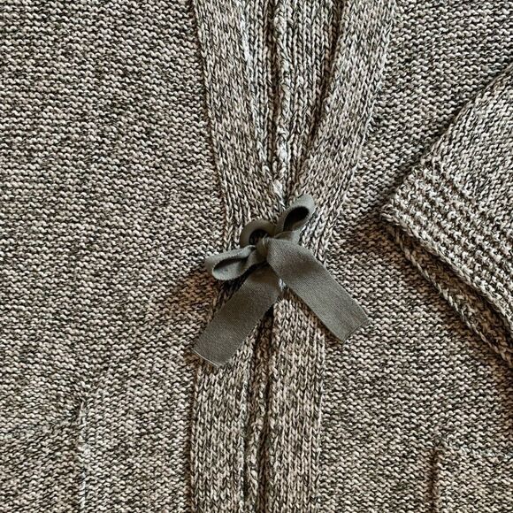 NWOT Pure Jill heathered green cardigan size Medium - Picture 6 of 6